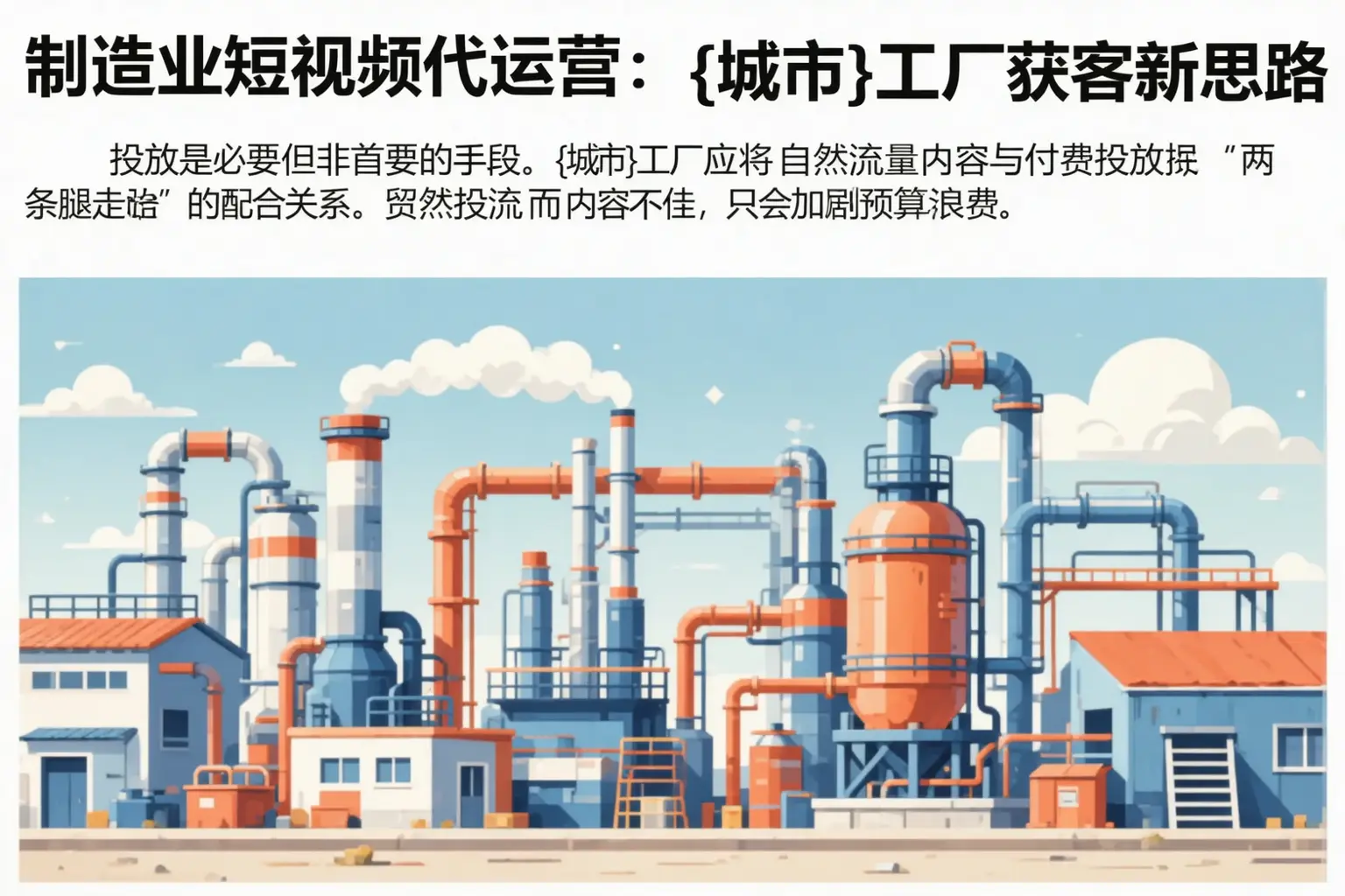 制造业短视频代运营:仁布工厂获客新思路